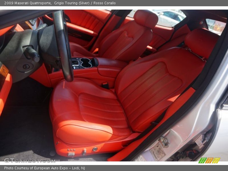 Grigio Touring (Silver) / Rosso Corallo 2009 Maserati Quattroporte