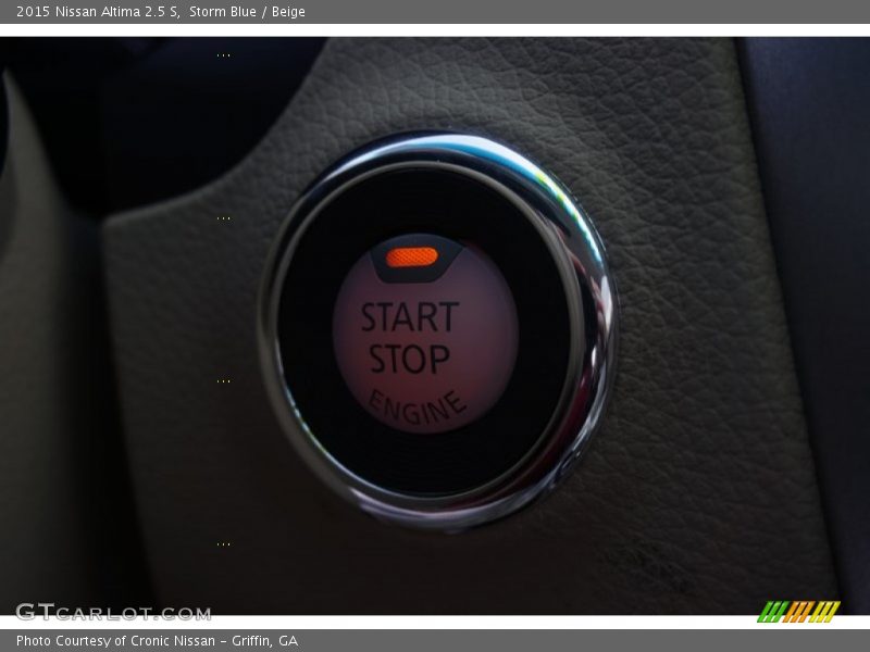 Storm Blue / Beige 2015 Nissan Altima 2.5 S