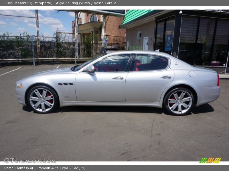 Grigio Touring (Silver) / Rosso Corallo 2009 Maserati Quattroporte