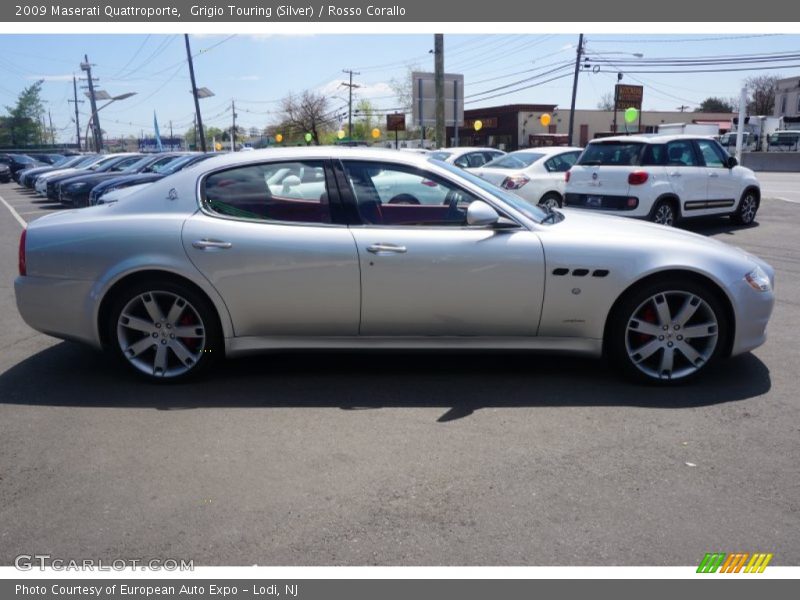 Grigio Touring (Silver) / Rosso Corallo 2009 Maserati Quattroporte