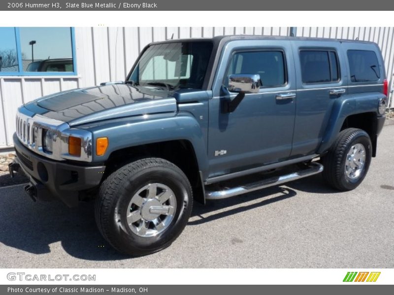 Slate Blue Metallic / Ebony Black 2006 Hummer H3