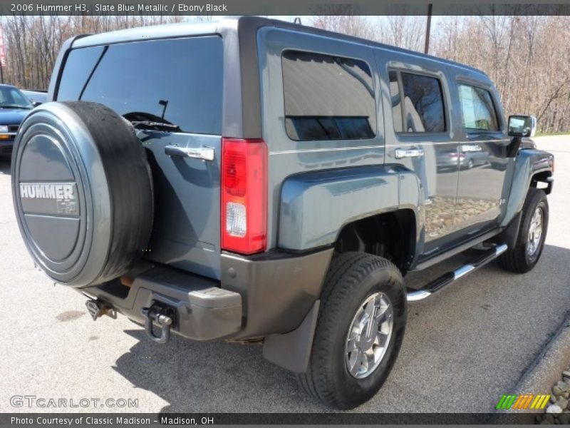 Slate Blue Metallic / Ebony Black 2006 Hummer H3