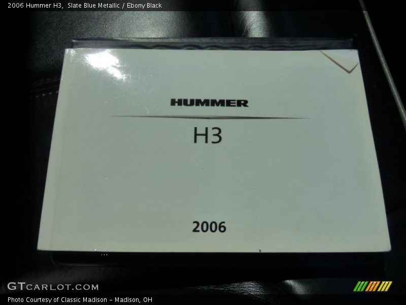 Slate Blue Metallic / Ebony Black 2006 Hummer H3