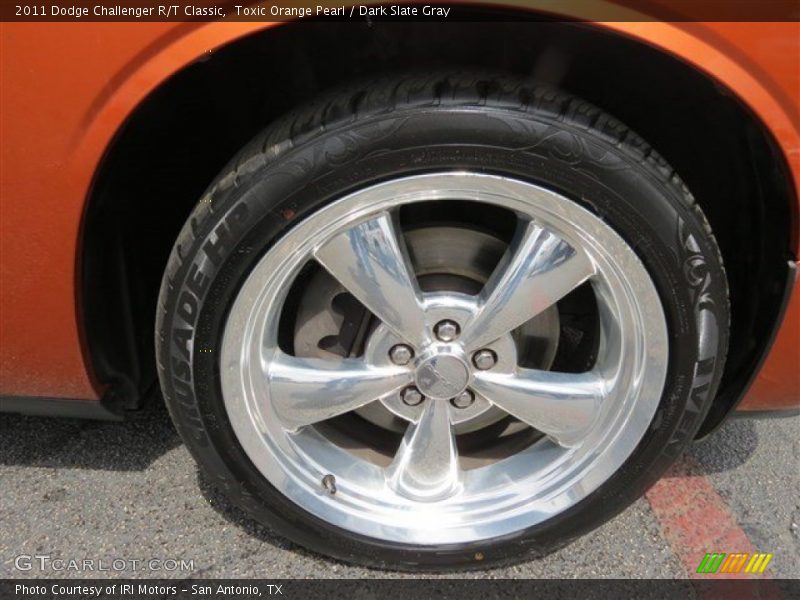 Toxic Orange Pearl / Dark Slate Gray 2011 Dodge Challenger R/T Classic