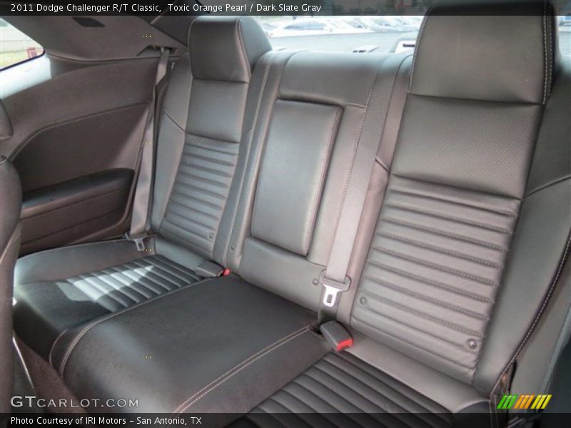 Toxic Orange Pearl / Dark Slate Gray 2011 Dodge Challenger R/T Classic