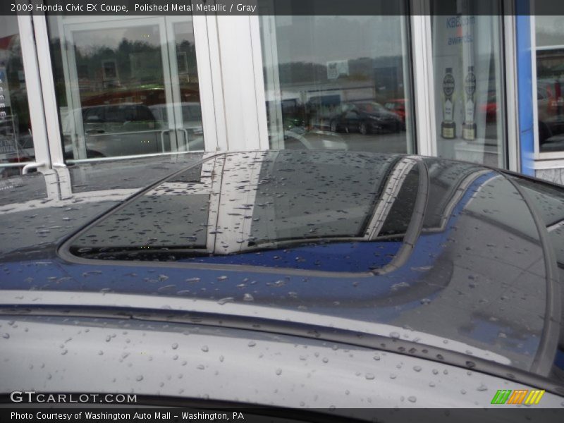 Polished Metal Metallic / Gray 2009 Honda Civic EX Coupe