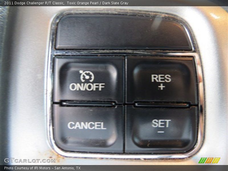 Toxic Orange Pearl / Dark Slate Gray 2011 Dodge Challenger R/T Classic