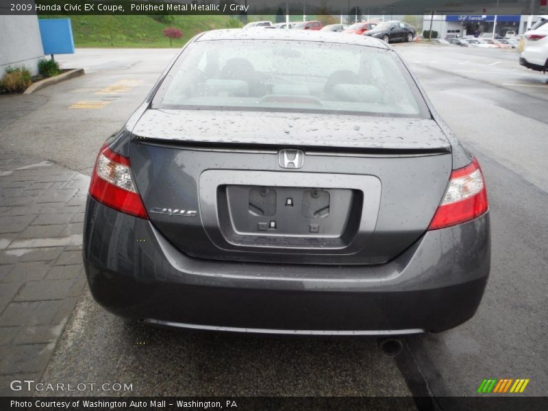 Polished Metal Metallic / Gray 2009 Honda Civic EX Coupe