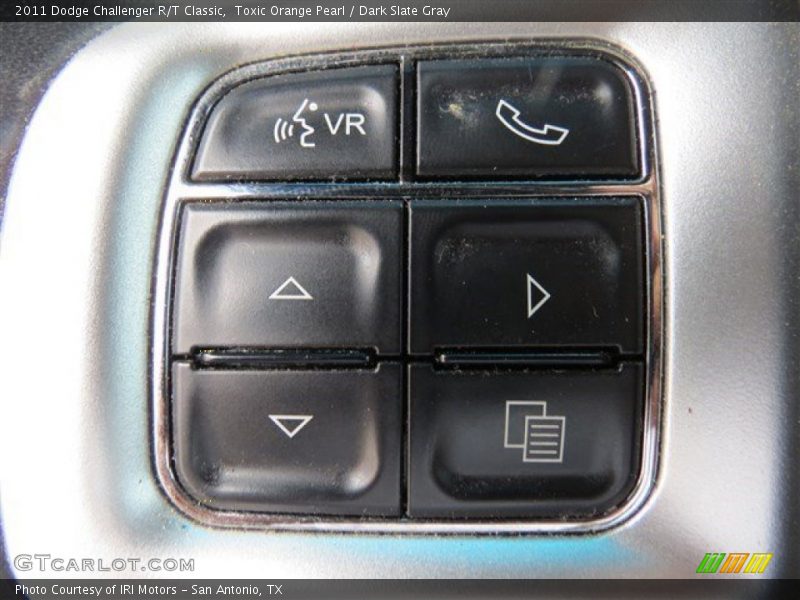 Toxic Orange Pearl / Dark Slate Gray 2011 Dodge Challenger R/T Classic
