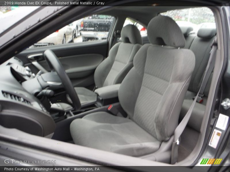 Polished Metal Metallic / Gray 2009 Honda Civic EX Coupe