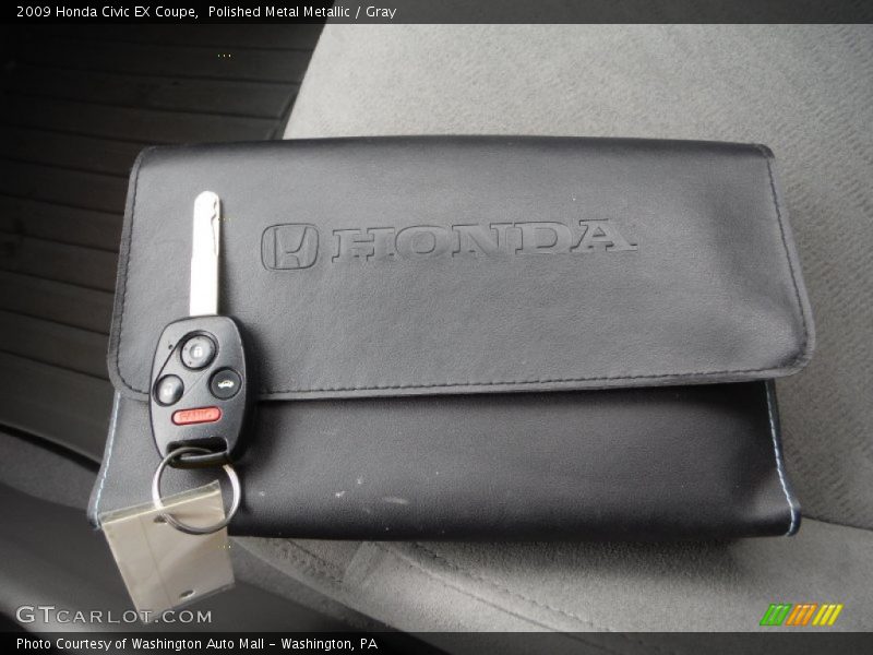 Polished Metal Metallic / Gray 2009 Honda Civic EX Coupe