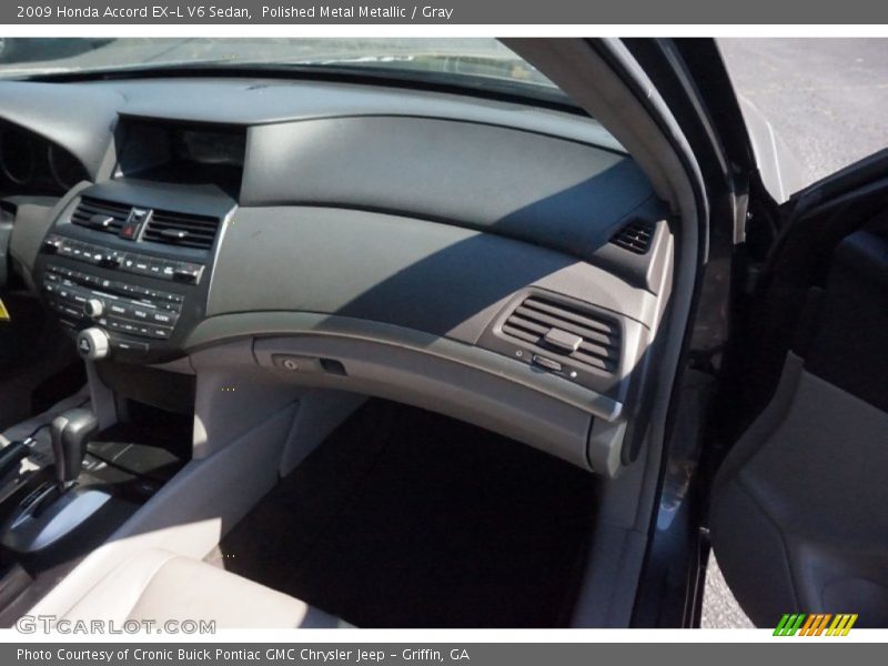 Polished Metal Metallic / Gray 2009 Honda Accord EX-L V6 Sedan