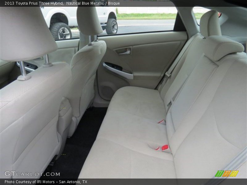 Nautical Blue Metallic / Bisque 2013 Toyota Prius Three Hybrid