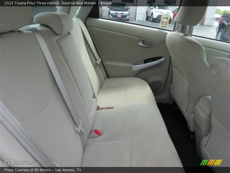 Nautical Blue Metallic / Bisque 2013 Toyota Prius Three Hybrid