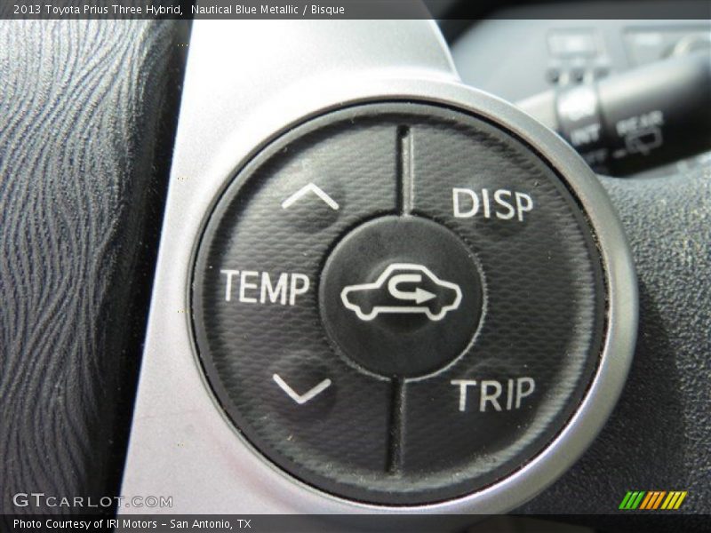 Nautical Blue Metallic / Bisque 2013 Toyota Prius Three Hybrid