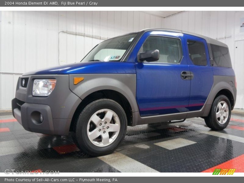 Fiji Blue Pearl / Gray 2004 Honda Element EX AWD