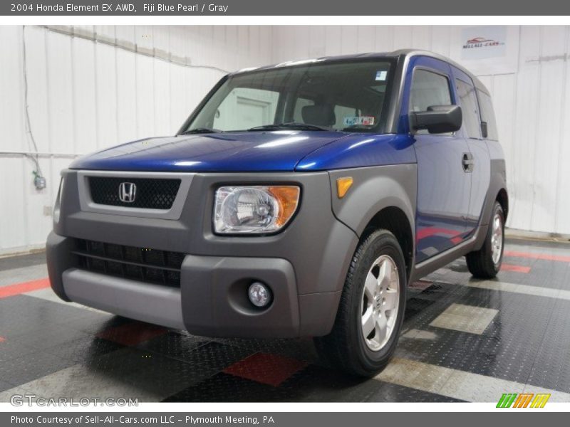 Fiji Blue Pearl / Gray 2004 Honda Element EX AWD