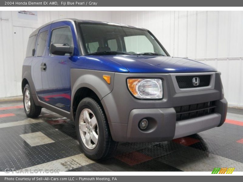 Fiji Blue Pearl / Gray 2004 Honda Element EX AWD