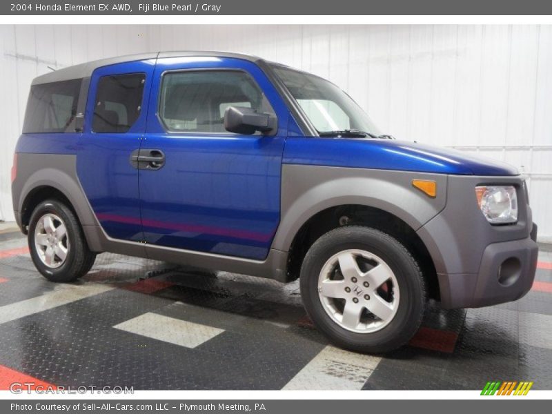 Fiji Blue Pearl / Gray 2004 Honda Element EX AWD