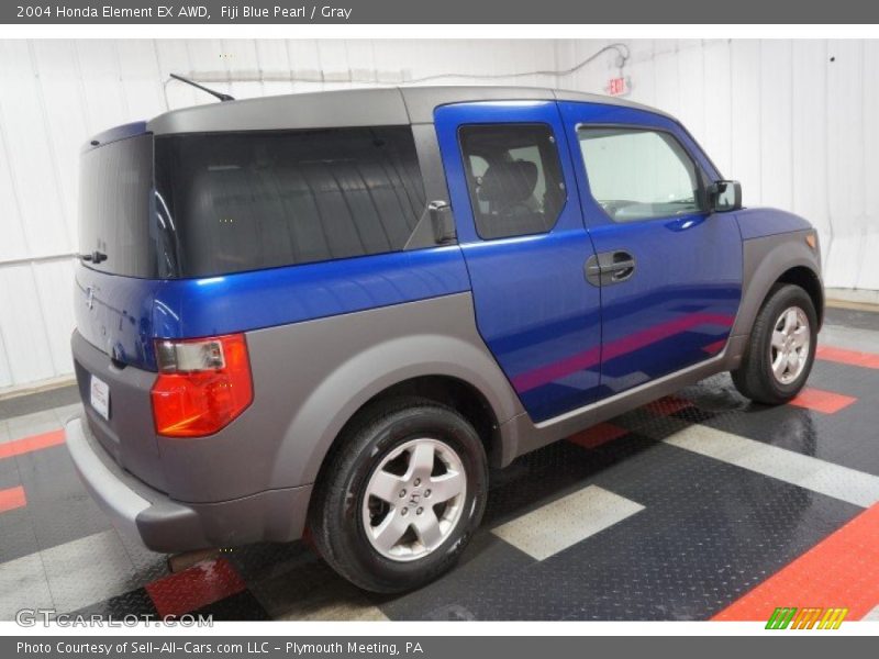 Fiji Blue Pearl / Gray 2004 Honda Element EX AWD