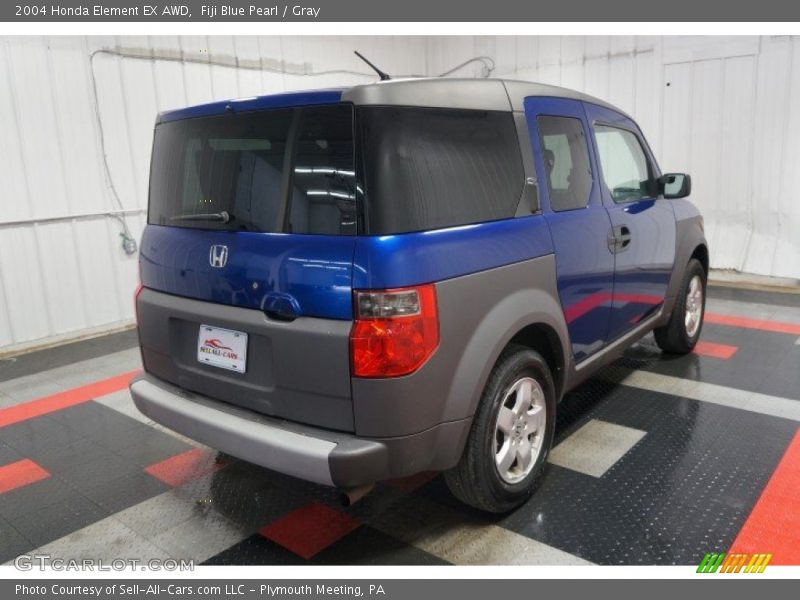 Fiji Blue Pearl / Gray 2004 Honda Element EX AWD