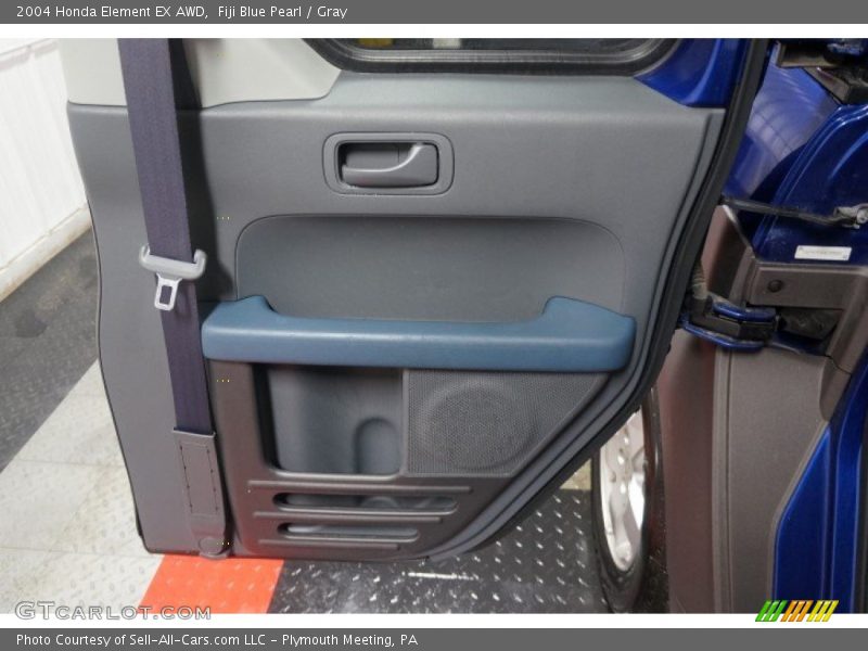 Fiji Blue Pearl / Gray 2004 Honda Element EX AWD