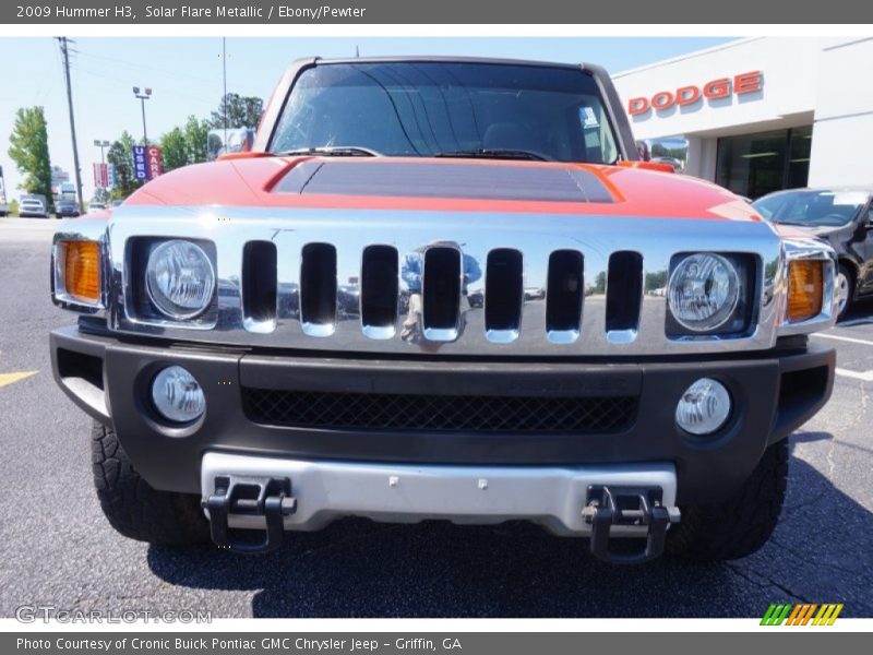Solar Flare Metallic / Ebony/Pewter 2009 Hummer H3