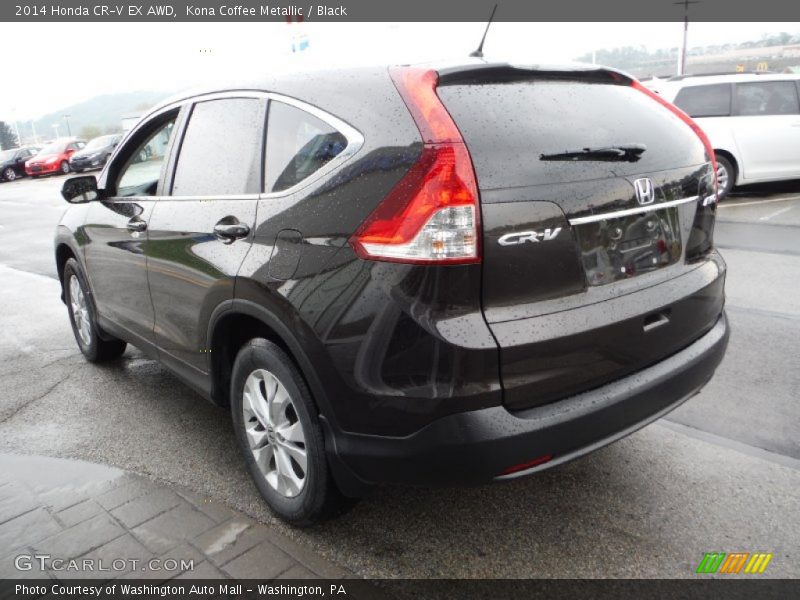 Kona Coffee Metallic / Black 2014 Honda CR-V EX AWD