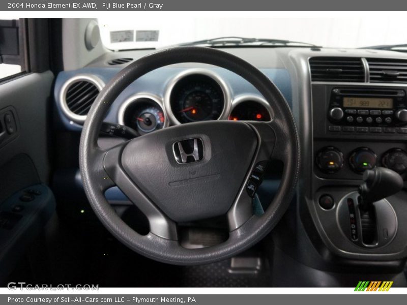 Fiji Blue Pearl / Gray 2004 Honda Element EX AWD