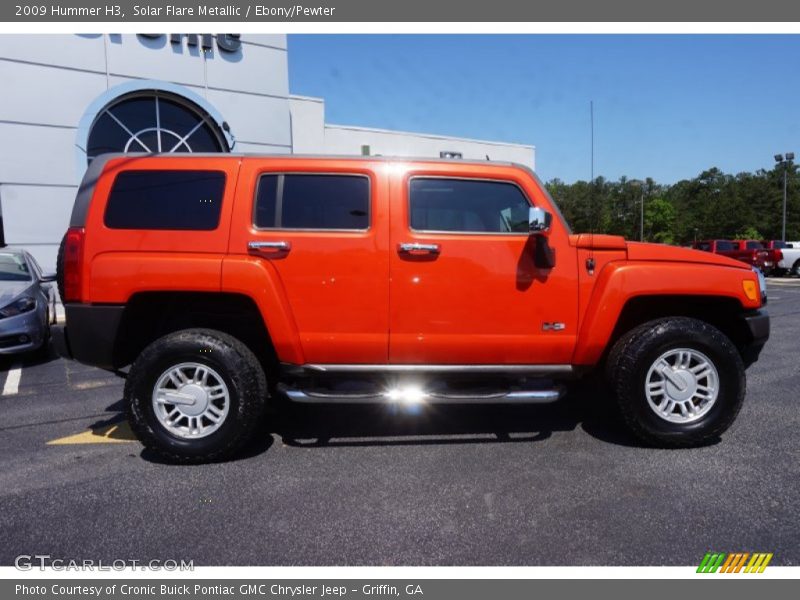 Solar Flare Metallic / Ebony/Pewter 2009 Hummer H3