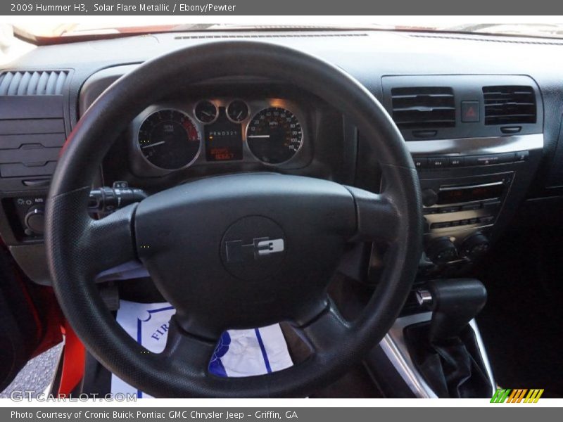 Solar Flare Metallic / Ebony/Pewter 2009 Hummer H3