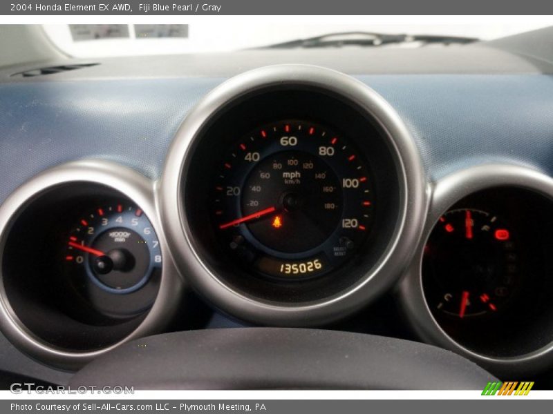 Fiji Blue Pearl / Gray 2004 Honda Element EX AWD
