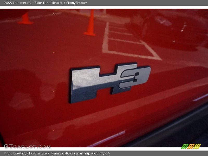 Solar Flare Metallic / Ebony/Pewter 2009 Hummer H3