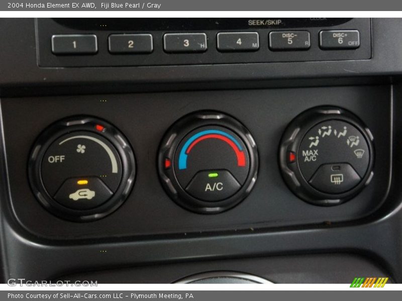 Fiji Blue Pearl / Gray 2004 Honda Element EX AWD