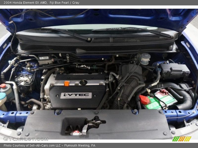 Fiji Blue Pearl / Gray 2004 Honda Element EX AWD