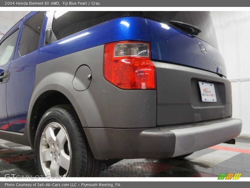 Fiji Blue Pearl / Gray 2004 Honda Element EX AWD