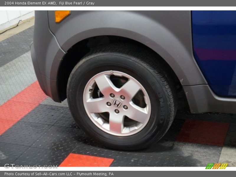 Fiji Blue Pearl / Gray 2004 Honda Element EX AWD