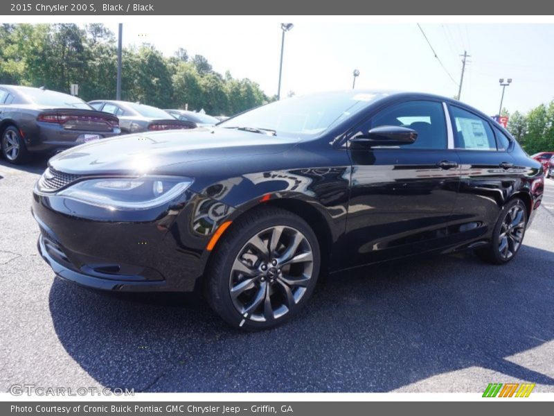 Black / Black 2015 Chrysler 200 S