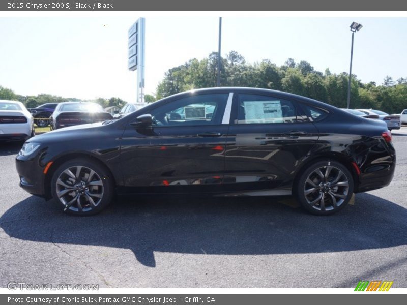 Black / Black 2015 Chrysler 200 S