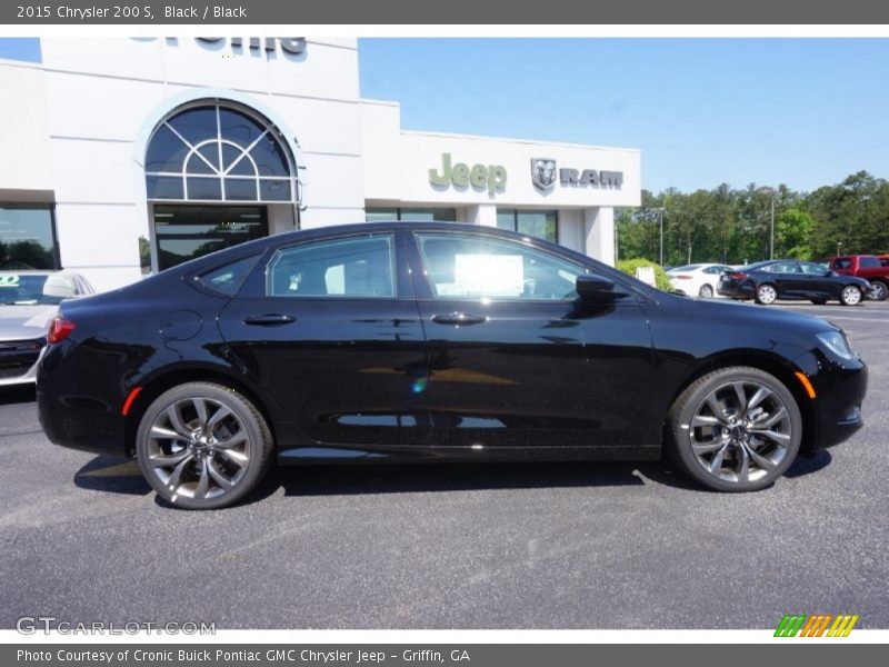 Black / Black 2015 Chrysler 200 S