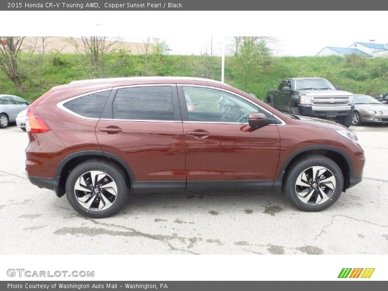 Copper Sunset Pearl / Black 2015 Honda CR-V Touring AWD