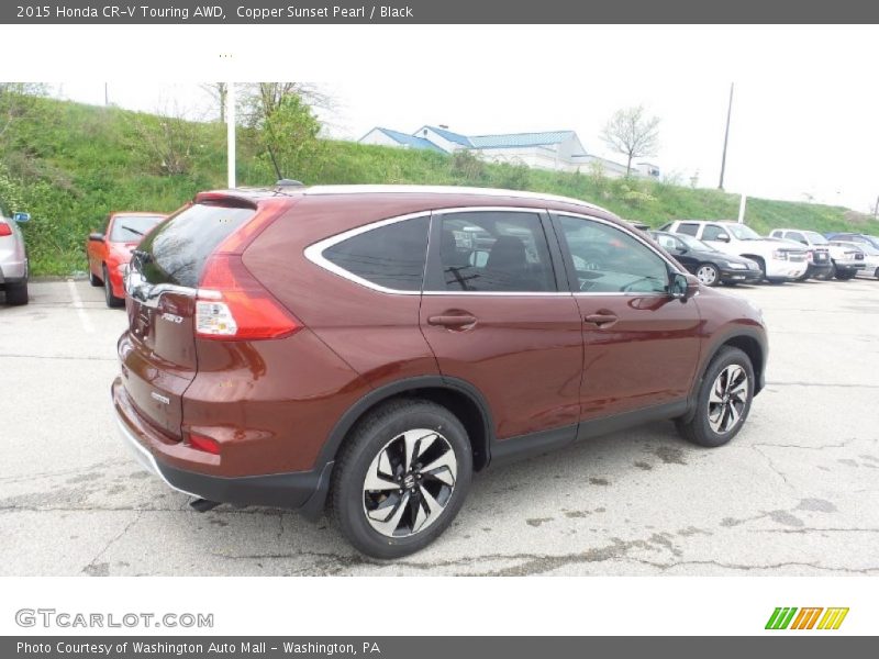 Copper Sunset Pearl / Black 2015 Honda CR-V Touring AWD