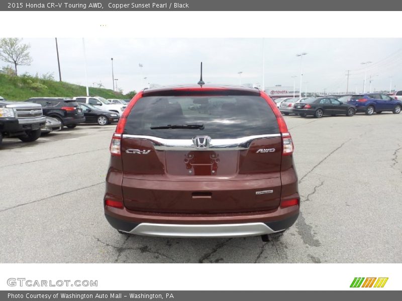 Copper Sunset Pearl / Black 2015 Honda CR-V Touring AWD