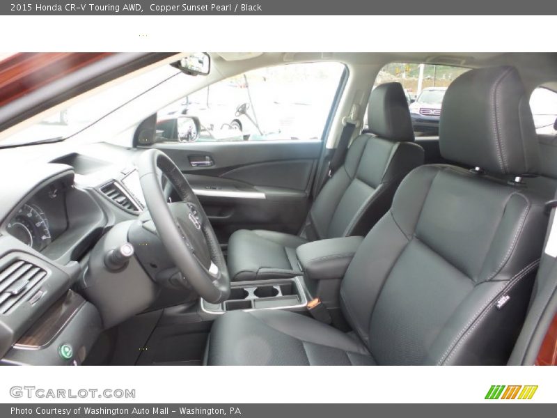 Copper Sunset Pearl / Black 2015 Honda CR-V Touring AWD