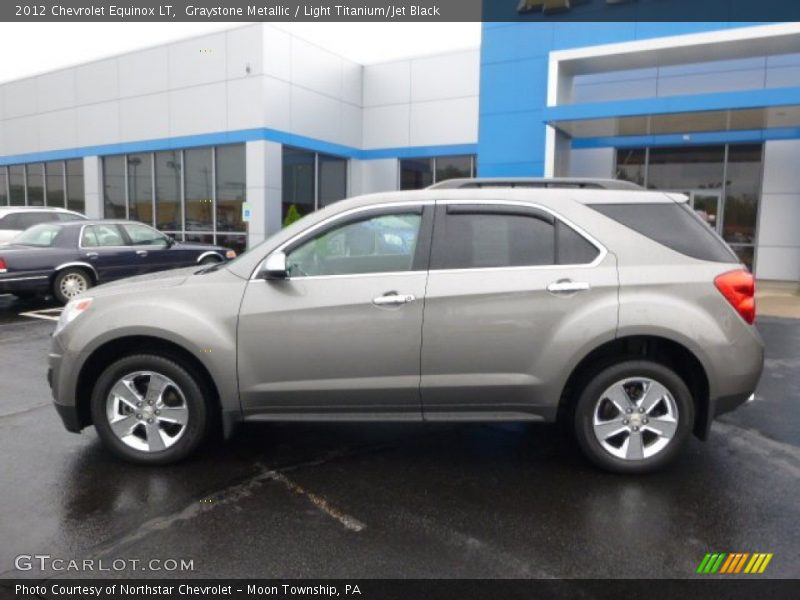 Graystone Metallic / Light Titanium/Jet Black 2012 Chevrolet Equinox LT