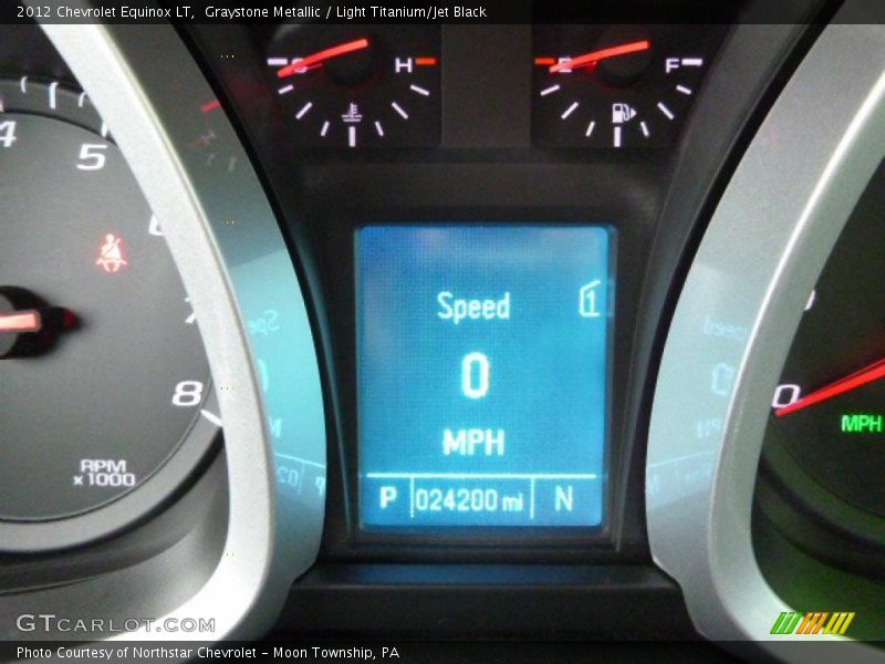 Graystone Metallic / Light Titanium/Jet Black 2012 Chevrolet Equinox LT