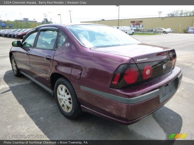 Berry Red Metallic / Medium Gray 2004 Chevrolet Impala