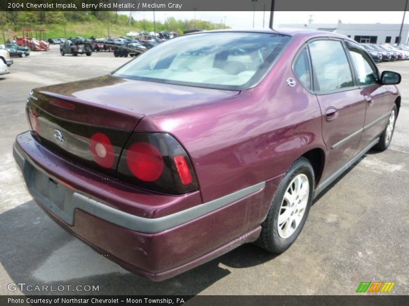 Berry Red Metallic / Medium Gray 2004 Chevrolet Impala