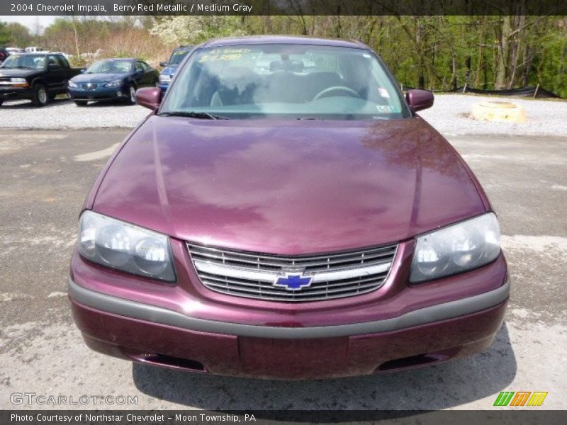 Berry Red Metallic / Medium Gray 2004 Chevrolet Impala