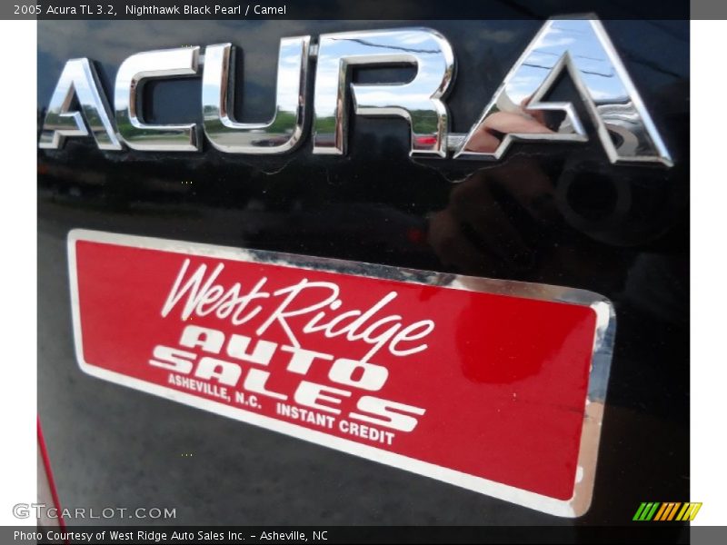 Nighthawk Black Pearl / Camel 2005 Acura TL 3.2